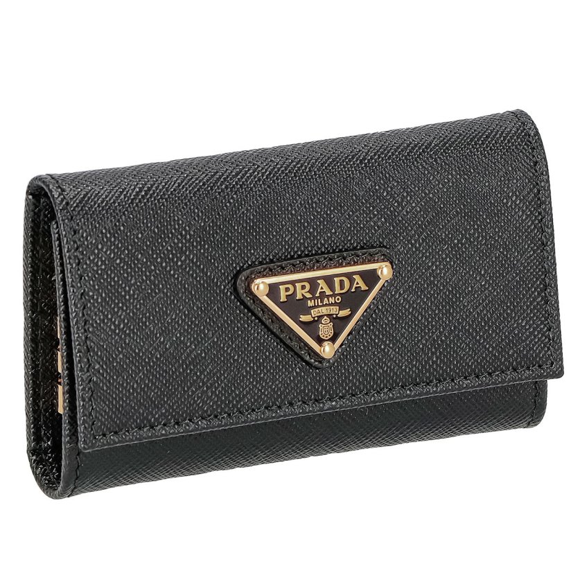 プラダ PRADA キーケース キーリング PRADA 1PG004-S-TRIANG-NER