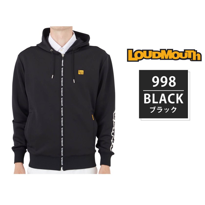 LOUDMOUTH ラウドマウス ゴルフウェア パーカー メンズ 薄手 あったか