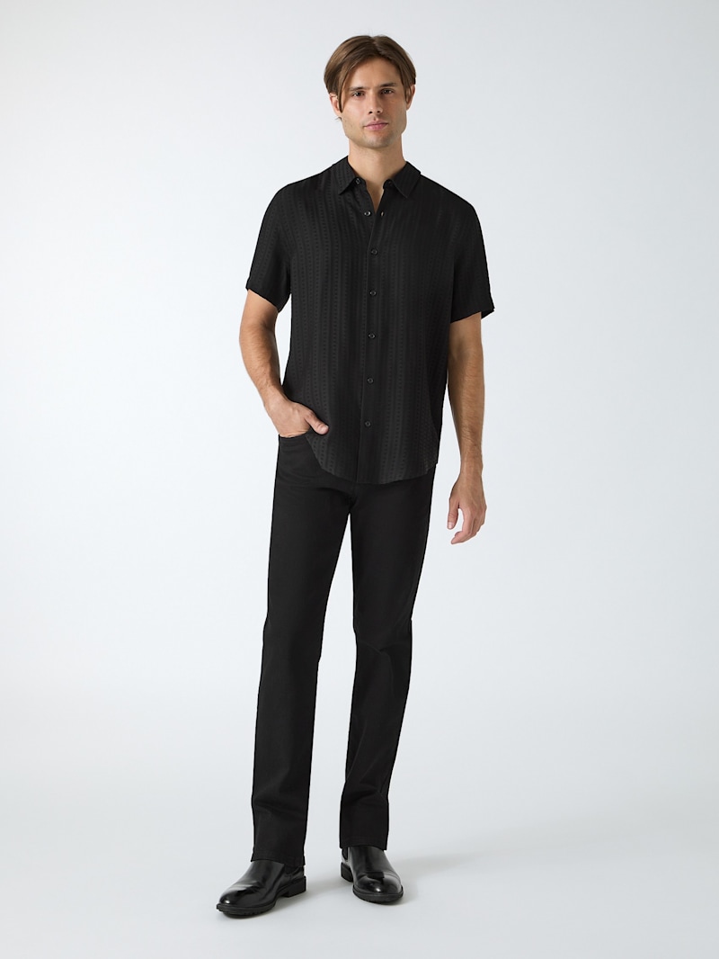 Ben Textured Short-Sleeve Shirt | GUESS Factory