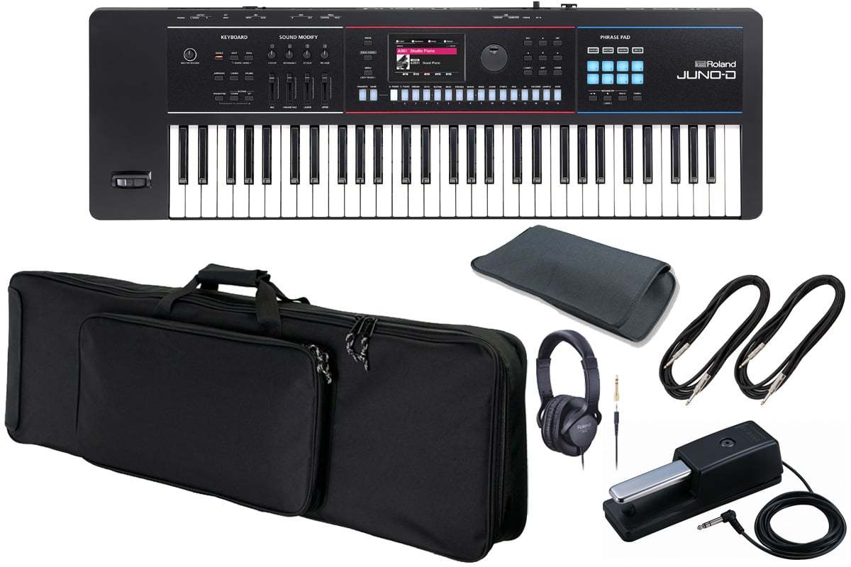 Roland JUNO-DS シンセサイザー ヘッドフォン ケース付き Roland JUNO