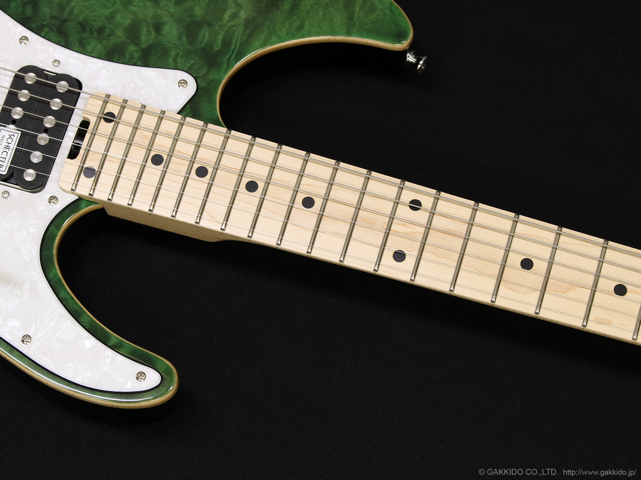 SCHECTER SD-2-24-AL GRN/M [See-thru Green]（新品/送料無料）【楽器