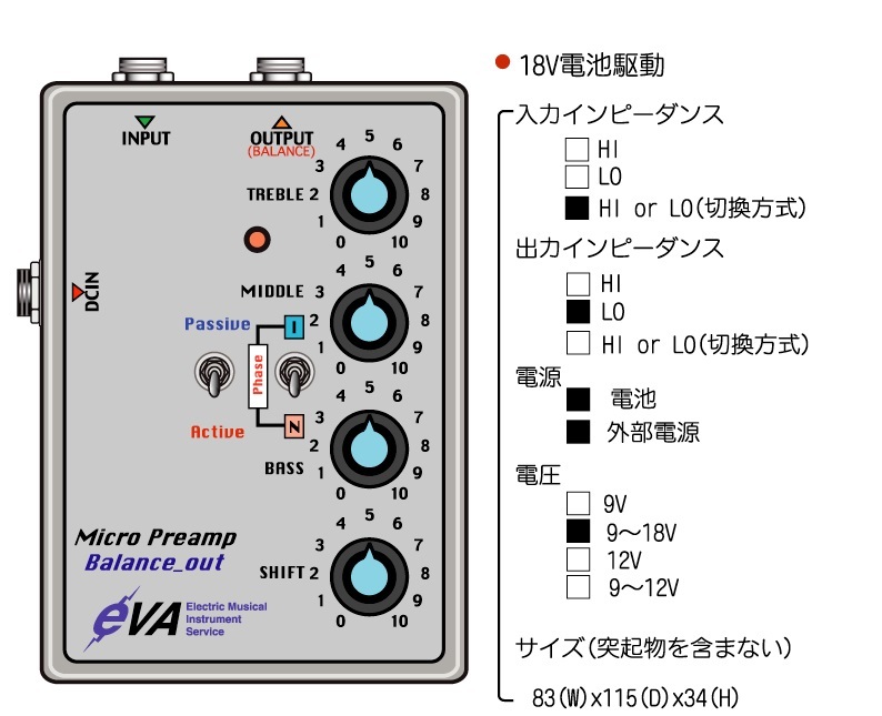 EVA EVA電子 Micro Preamp MP-CL（新品/送料無料）【楽器検索デジマート】