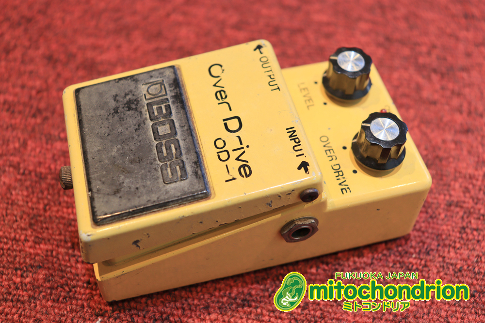 Boss】 OD-1 ヴィンテージ 銀ネジ 銀ネジODー1と黒ネジOD-1鳴らし比べ