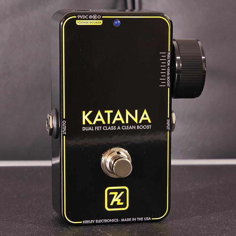 Keeley Katana Boost Gloss Black/Gold LTD（新品）【楽器検索デジマート】