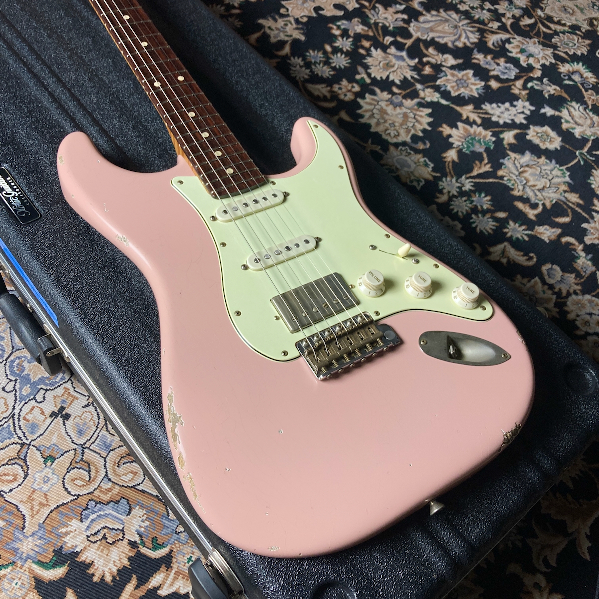 Xotic XSC-2 / Alder /Rose FB 9.5R/ Roasted Maple / Shell Pink Mid