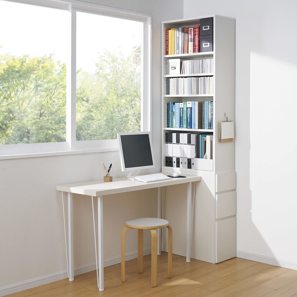 インタビュー デスクサイド収納ラック｜通販 - ディノス