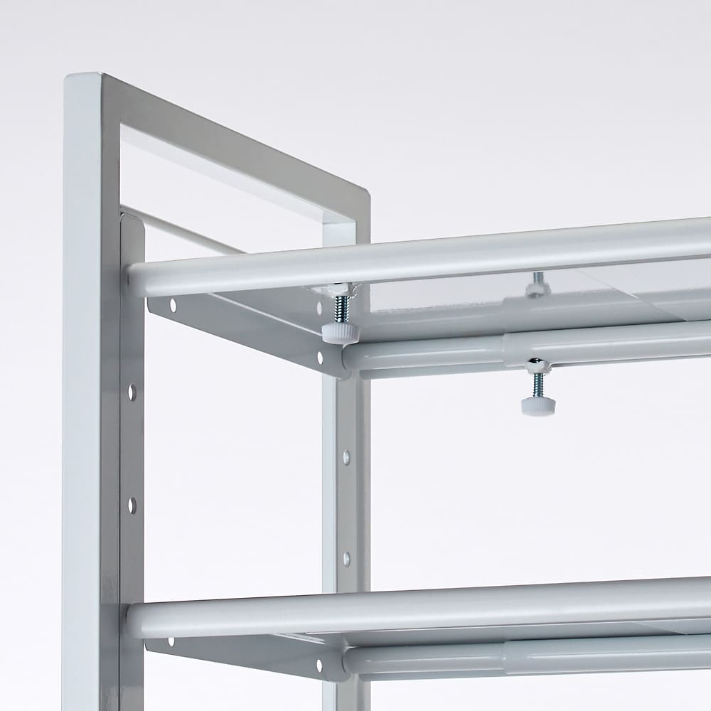 玄関の段差対応伸縮シューズラック 突っ張り式 11段 通販 - ディノス