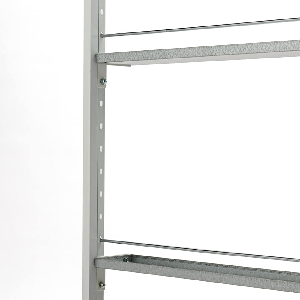 超薄型突っ張りディスプレイ収納ラック 幅40cmタイプ 奥行12cm高さ