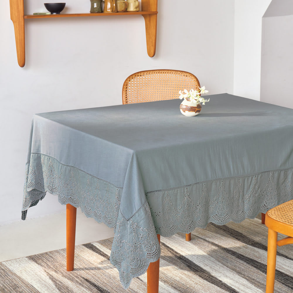 はっ水加工刺しゅうのテーブルクロス 長方形 通販 - ディノス