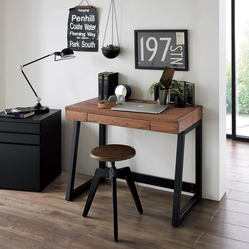 Brook/ブルック ウッドデスクシリーズ デスク 幅90cm 通販 - ディノス