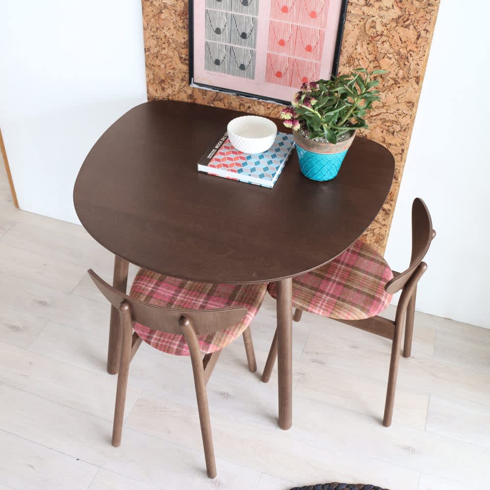 cobrina/コブリナ オーク天然木 ダイニングテーブル 幅89 奥行80cm