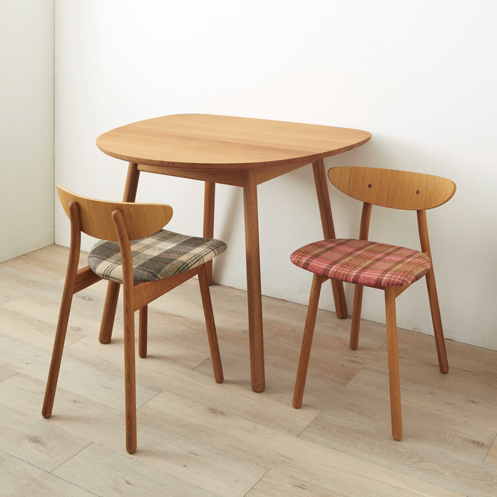 cobrina/コブリナ オーク天然木 ダイニングテーブル 幅89 奥行80cm