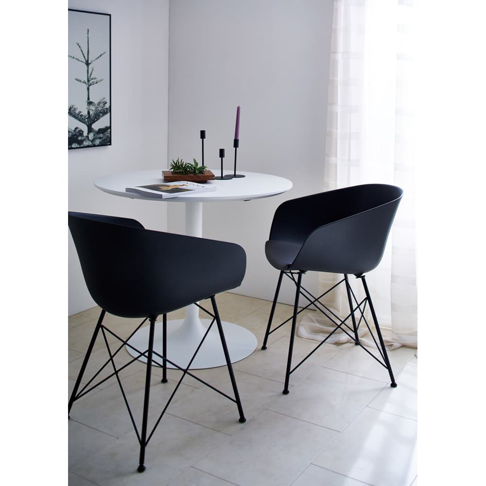 Planet プラネット 円形ダイニングテーブル 直径90cm ［connubia