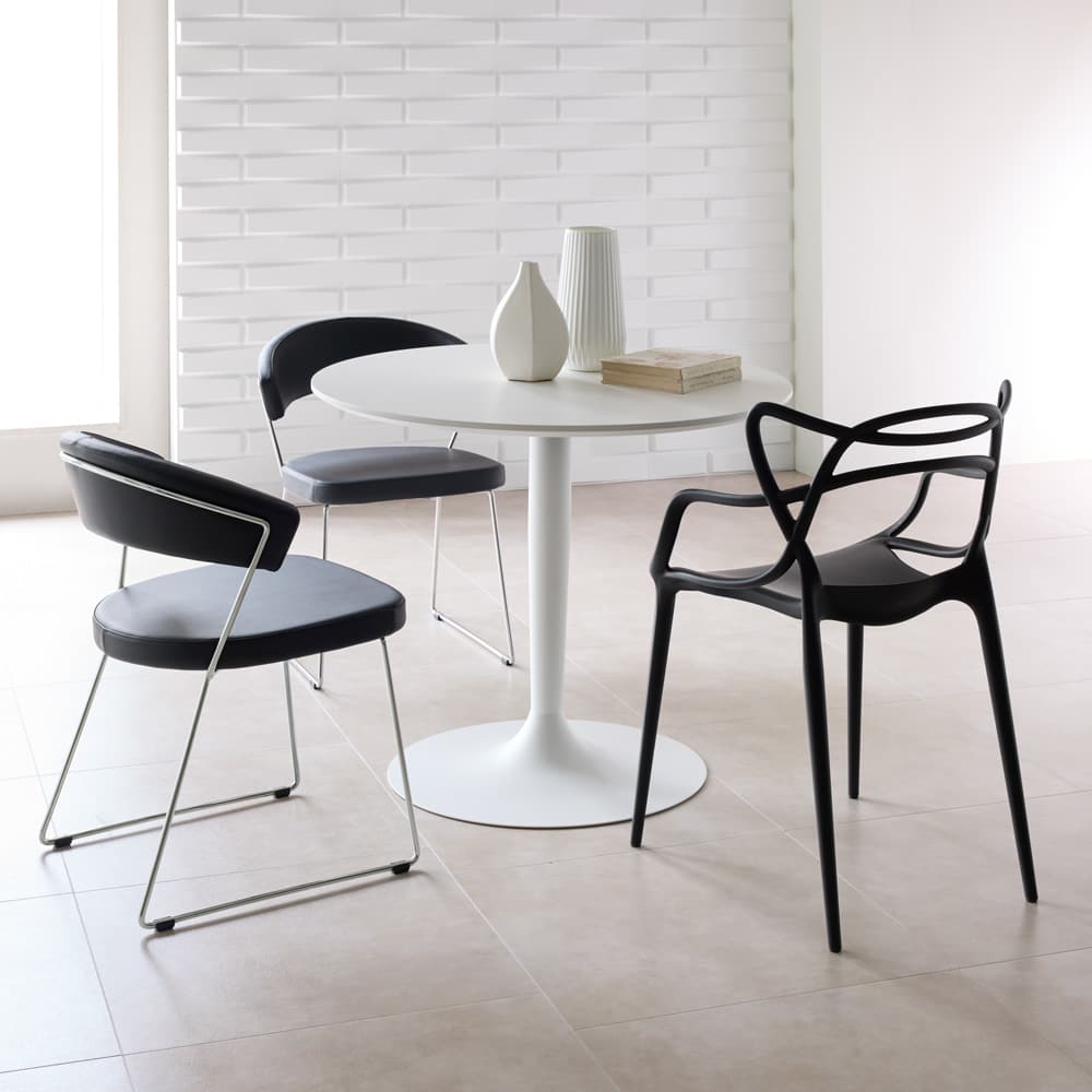 Planet プラネット 円形ダイニングテーブル 直径90cm ［connubia