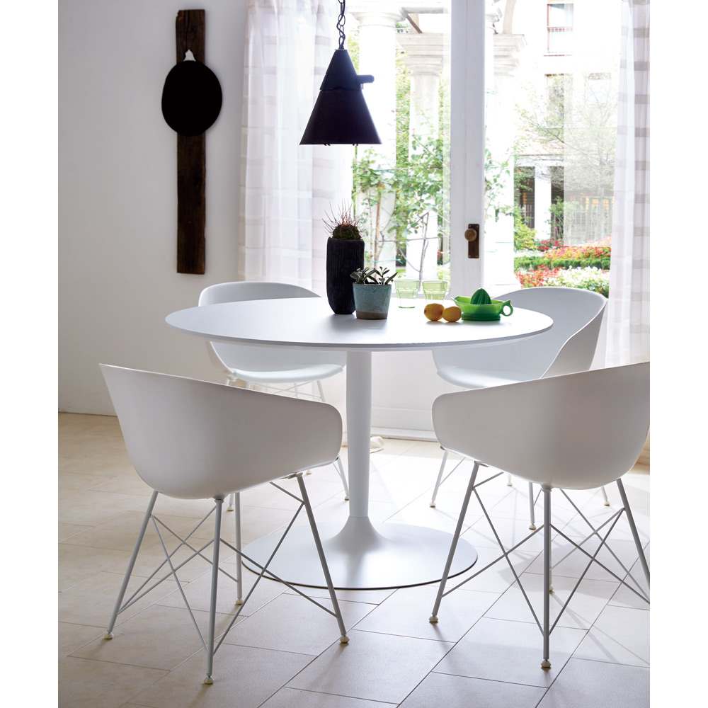 Planet プラネット 円形ダイニングテーブル 直径120cm ［connubia