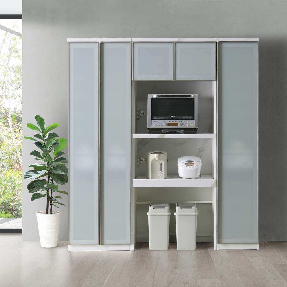 Nocas/ノクアス ガラス扉のモダンなボード 食器棚 幅40cm 通販 - ディノス