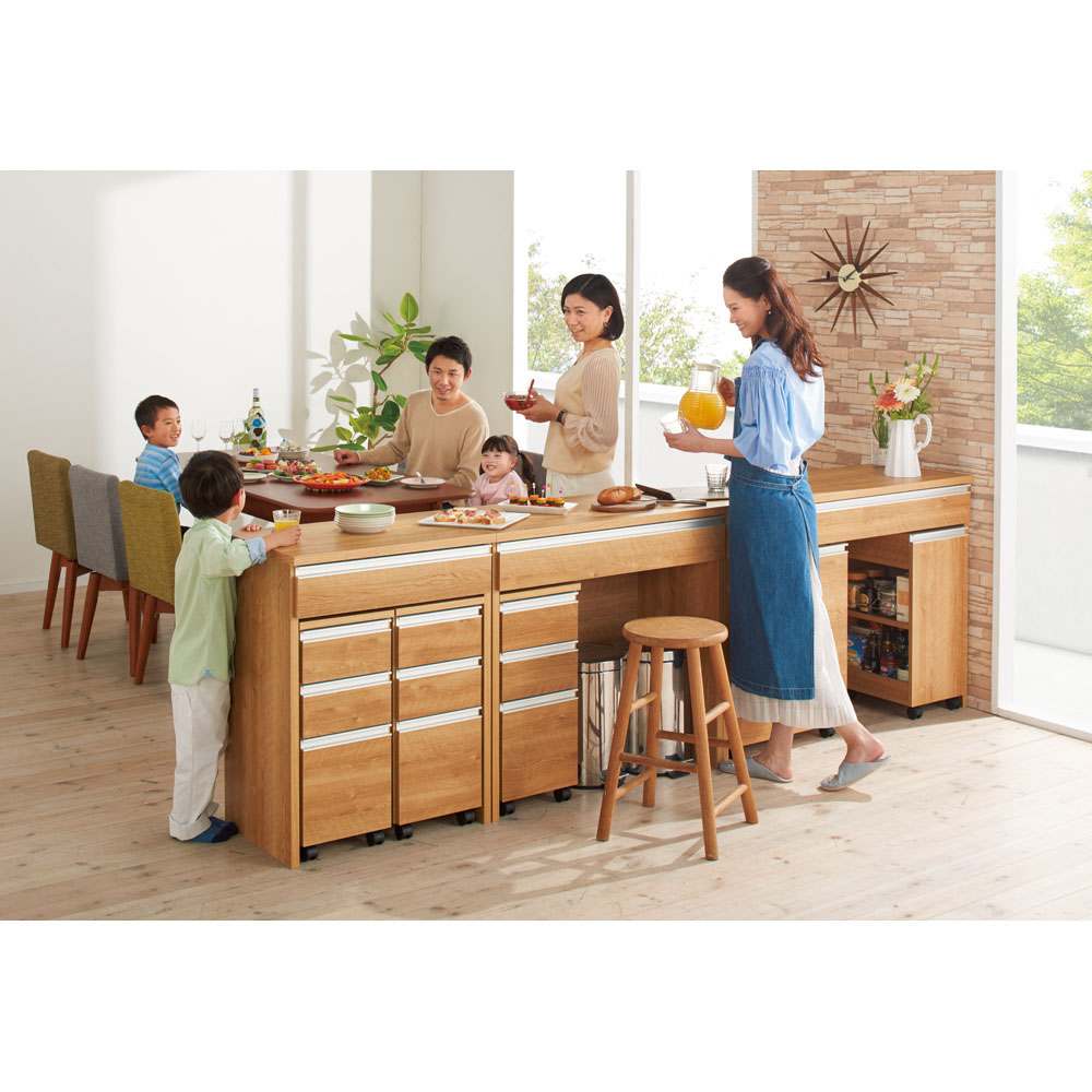 間仕切りキッチンカウンター カウンターデスク 幅90cm 通販 - ディノス