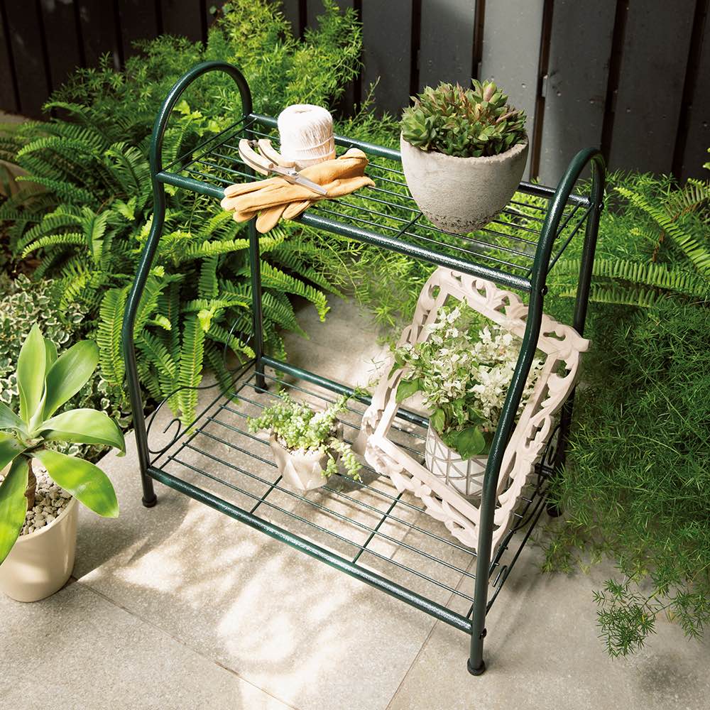 フラワースタンド 2段 通販 - ディノス