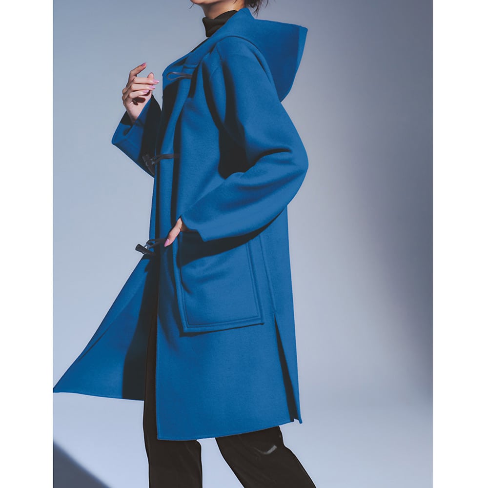 Christian Dior ダッフルコート ブルー キルティング 2way L 楽天市場