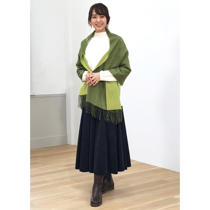 カシミヤ リバーシブルストール 通販 - ディノス