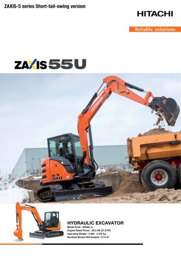 ZX55U-5 - Hitachi Construction Machinery Europe - PDF Catalogs
