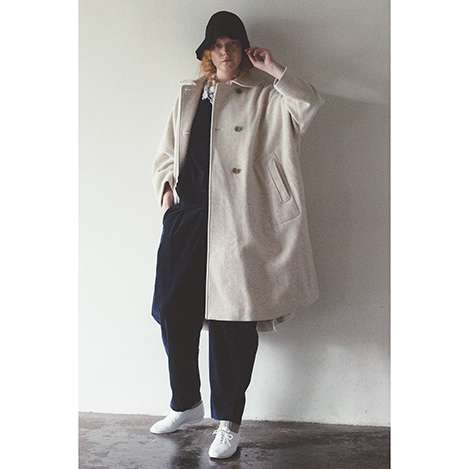 ELLE SHOP】「ネストローブ」のウールカシミヤフリースコート｜エル