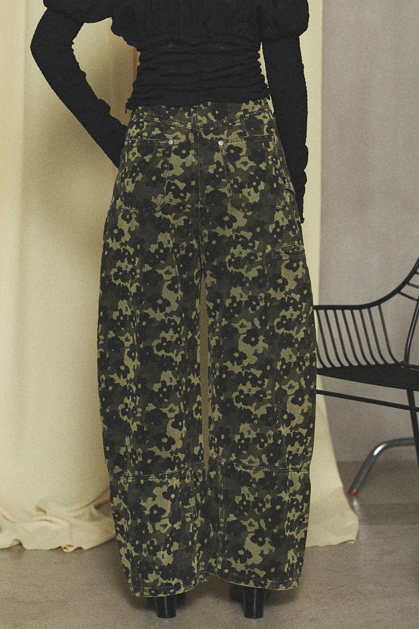 MAISON SPECIAL(メゾンスペシャル)｜Flower Camouflage Curve Pants