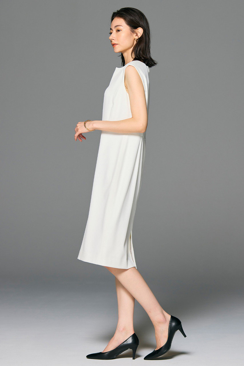 BEIGE，(ベイジ，)｜LUIZA（ルイーザ）/Iラインワンピース/White の