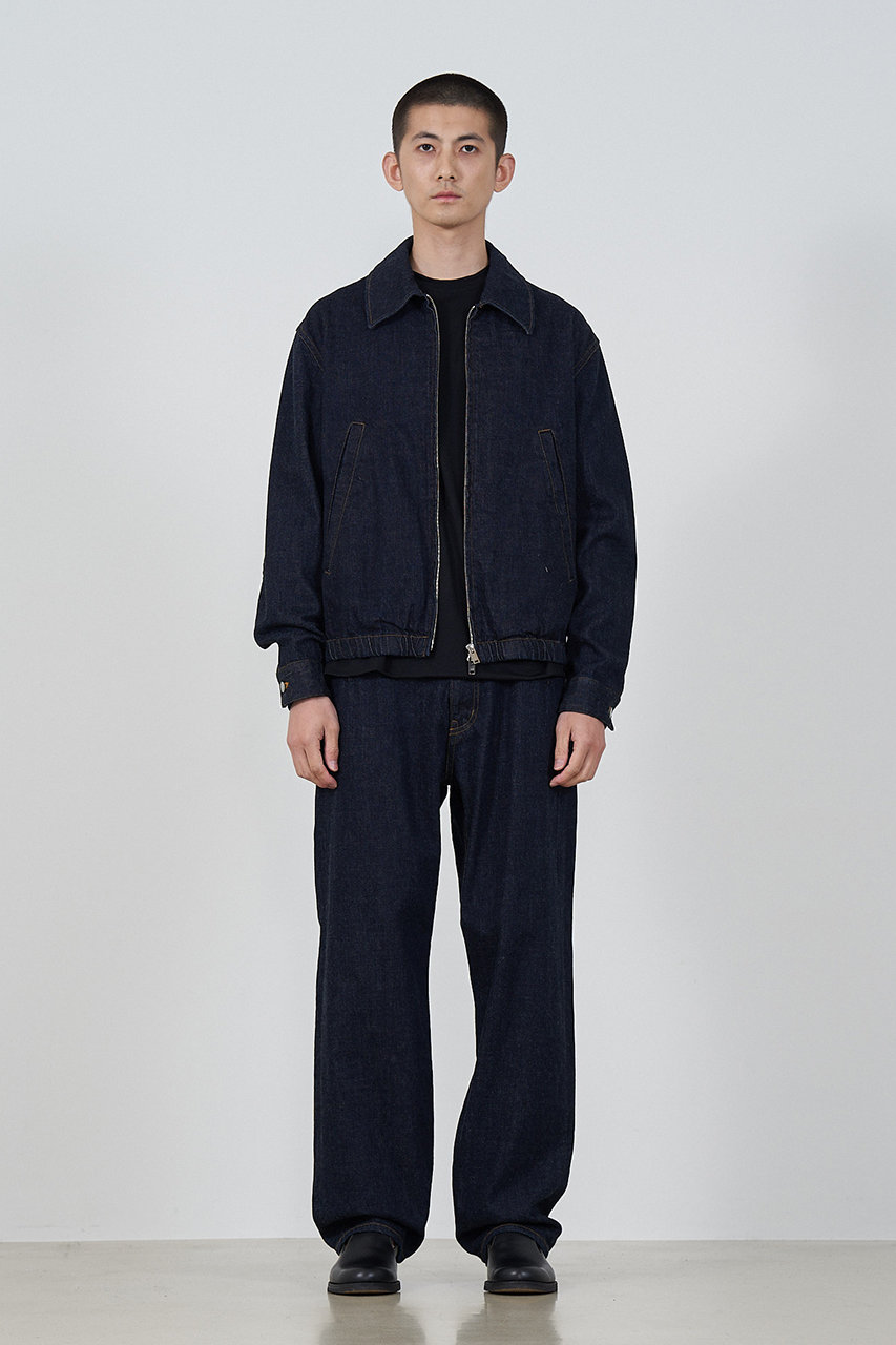 YOKE(ヨーク)｜【UNISEX】DENIM FRONT ZIP ブルゾン/インディゴ の通販