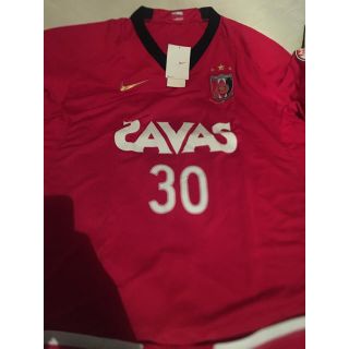 サッカー Jリーグ 浦和レッドダイヤモンズ ユニフォーム 岡野雅行 正規