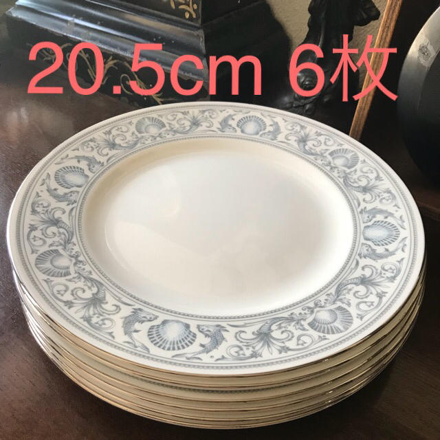 WEDGWOOD - ウェッジウッド ドルフィンホワイト 6枚の通販 by ななママ