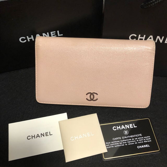 CHANEL 長財布 Sさま専用 シャネル CHANEL 長財布 ピンク 本物 ピンク