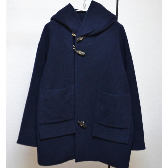 レアEdwina horl ボアダッフルコート ダークネイビー