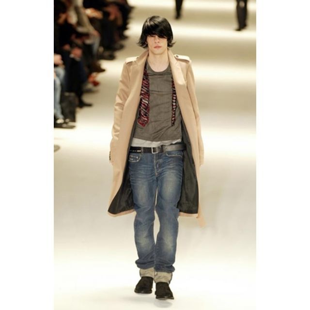 DIOR HOMME - Dior homme 04AW カシミヤ100% チェスターコート 44 黒の