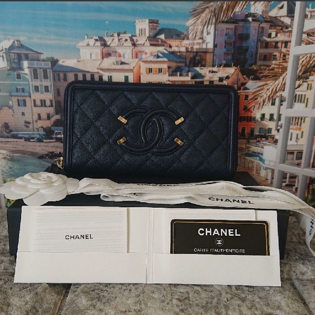 CHANEL - 【専用】極美品 CCフィリグリー ラウンド長財布の通販 by