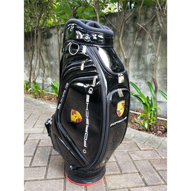 ☆新品☆ポルシェ☆porsche ゴルフバッグ☆キャディバッグ☆ブラックの