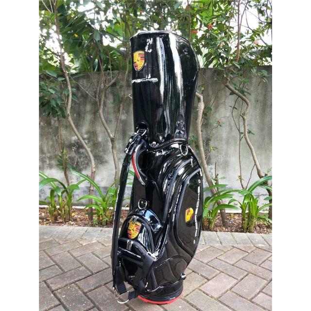 ☆新品☆ポルシェ☆porsche ゴルフバッグ☆キャディバッグ☆ブラックの