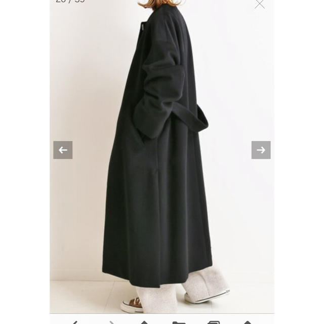 IENA - ❤️12/22限定❤️IENA 2019AW ロングスリットノーカラーコート