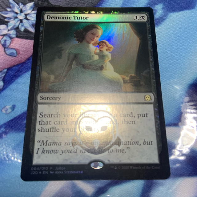 MTG ジャッジ褒賞 悪魔の教示者 / Demonic Tutor foil