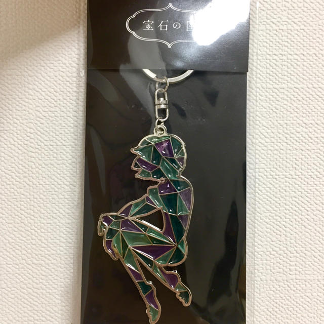 宝石の国 シンシャ ステンドグラス風キーホルダー Amazon.co.jp: 宝石