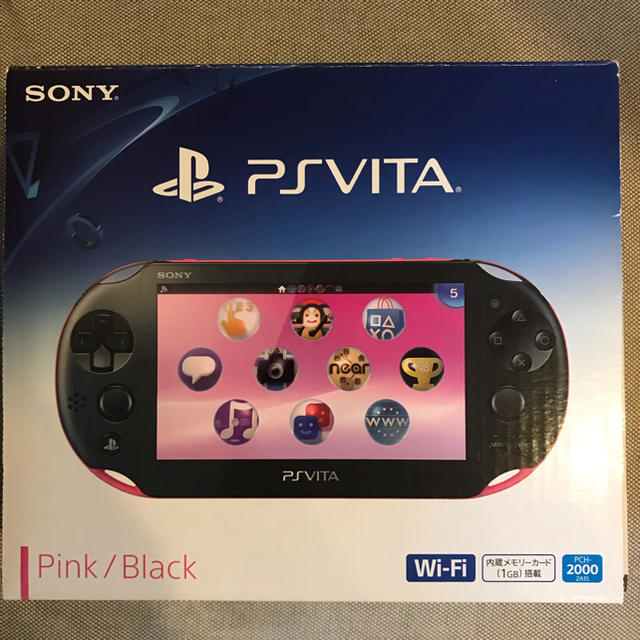 PS VITA ピンク／ブラック 32GBメモリ、GE2RB付き Amazon.co.jp