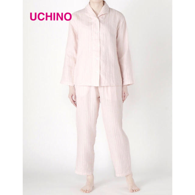 UCHINO ストライプパジャマ S UCHINO マシュマロガーゼ パジャマ