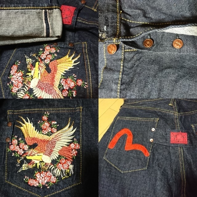 EVISU - ☆様専用heritage 鳥刺繍 赤カモメ刺繍 size 40の通販 by