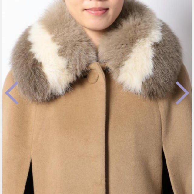 グレイスコンチネンタル フォックスファーケープコート 希少！☆Grace