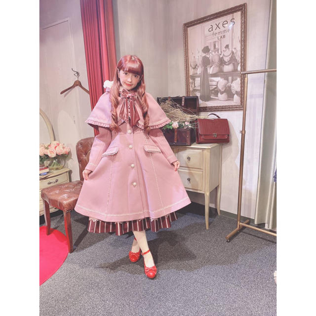 axes femme - axes kawaiiライン♡ケープ付きコートの通販 by めいめい