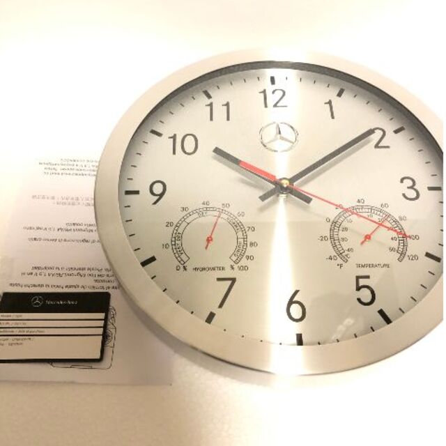 新品】Mercedes-Benz／メルセデス ベンツ 壁掛時計【正規品】の通販 by