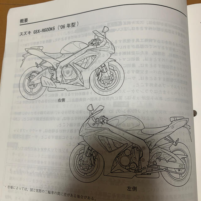 サービスマニュアル スズキ GSX-R600 L1 サービスマニュアル スズキ