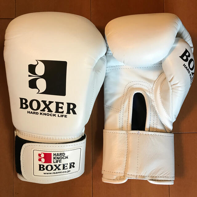 スライム☆ISAMI BOXER ボクシンググローブ ホワイト 8oz スライム