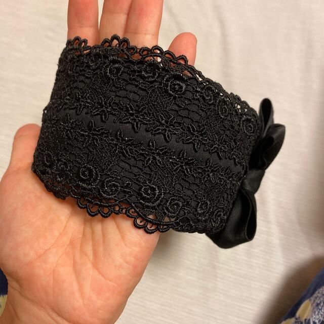 新品タグ付きメアリーマグダレンセントクレアヘッドドレス黒ブラック