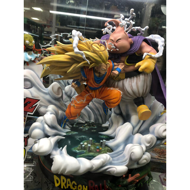 ドラゴンボール ガレージキット悟空＆ジレン スタチュー ガレージ